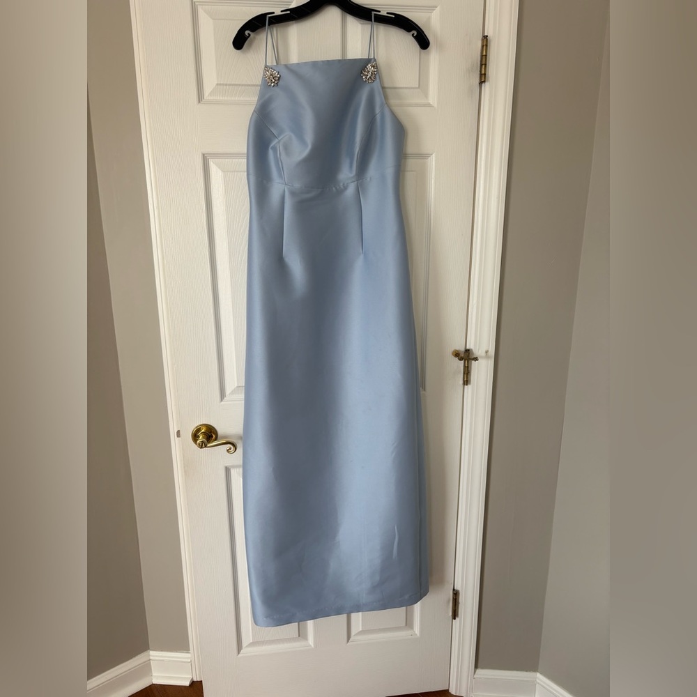 Sachin + Babi Strapless Light Blue Dress